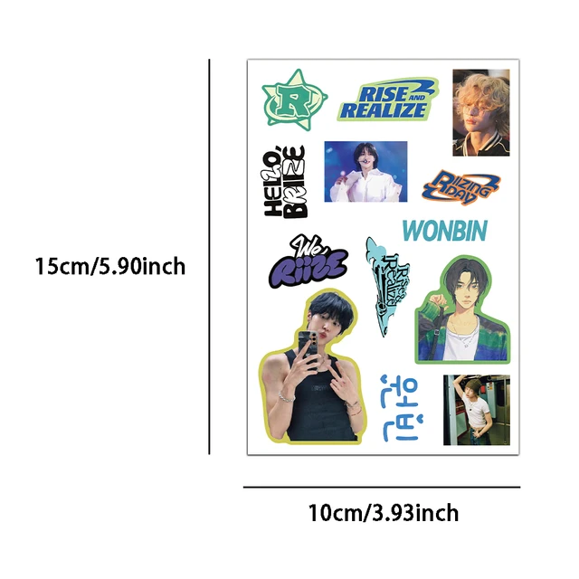 8PCS Stickers Men's Team Combination Handheld Account Phone Case Notebook Decoration Waterproof Collage 5