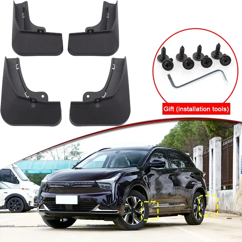 

Car Styling Fit For NETA U 2022 2023 2024 ABS Car Mud Flaps Splash Guard Mudguards MudFlaps Front Rear Fender Auto Accessories