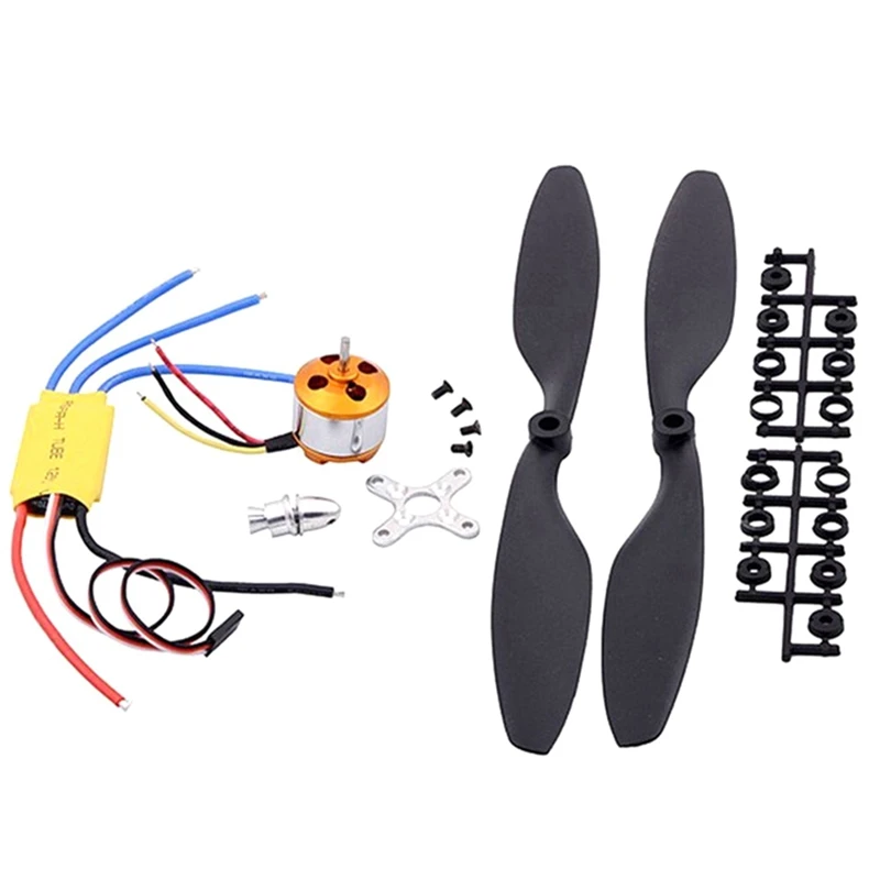 F450 Brushless Motor 2212/1000KV 30A ESC 1045 Propeller For RC Fixed Wing Helicopte Violent Kit