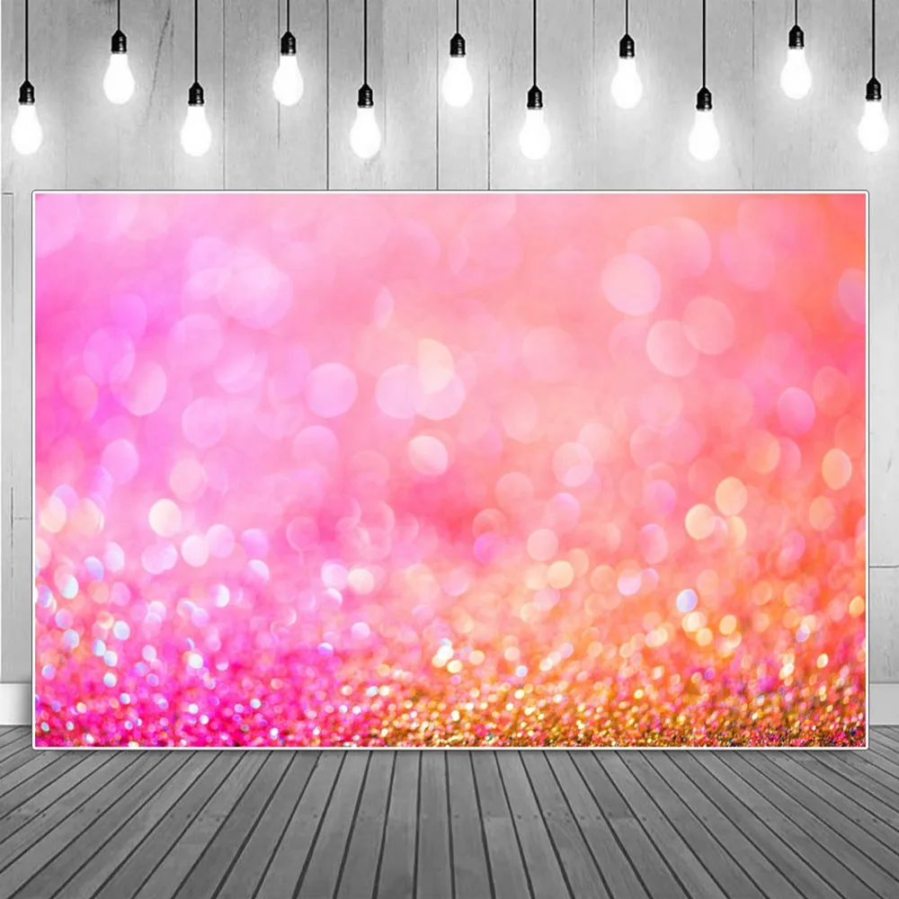Фон для фотосъемки с блестками светильник боке украшение на заказ градиентный цвет День Рождения вечерние фон для домашней студийной фотос...