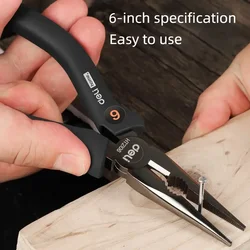 Deli 2Pcs 3m Black Digital Steel Measure Tape Sets High-carbon Steel Material Pliers/hammer/wrench/knife Household Hand Tools