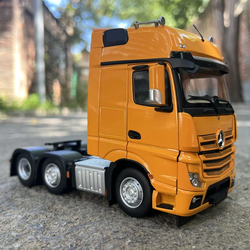 1:32 Original Scale Model by Marge Models,MB BENZ Actros Trailer Truck,Diecast Model for Collection and Display