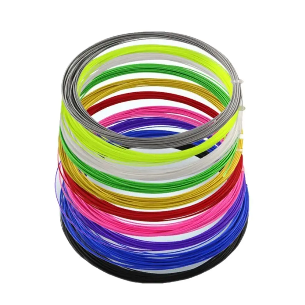 Raqueta de entrenamiento de cuerda de Bádminton de alta flexibilidad, cuerda de raqueta absorbente de golpes de nailon, cuerda deportiva