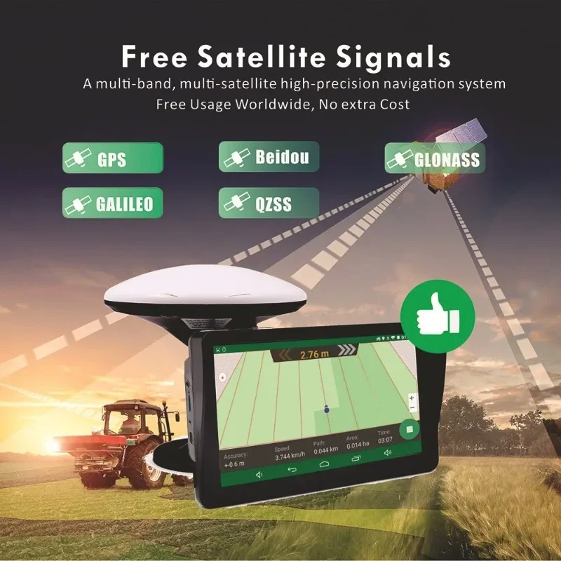7 Inch  Agricultural GPS Navigation System In Stock Tractor Auto Steering Guidance Precision Farming