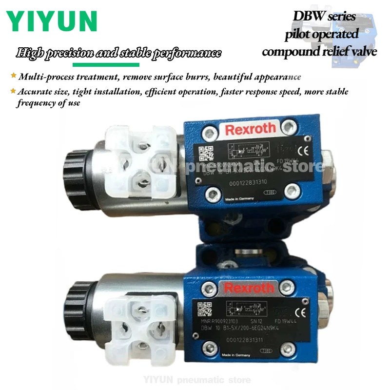DBW10B-1-50,DBW10A1-52,DBW10B1-5X,DBW30B2-52,DBW-G03,G06,G10-A-3,YIYUN,pilot operated compound relief valve,DBW series