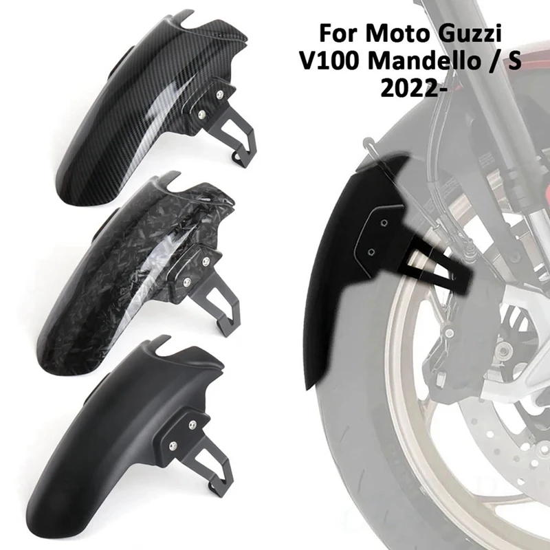 Parafango parafango ruota anteriore Moto parafango con staffa per Moto Guzzi V100 Mandello S V100 2022 2023