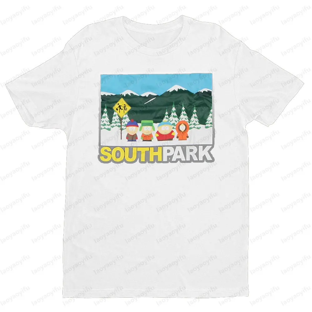 South Park Theme Cartoon Men's Tshirt Men Women Universal Fashion Casual Crewneck T-shirt Portrait Printing Summer Short Sleeve #5