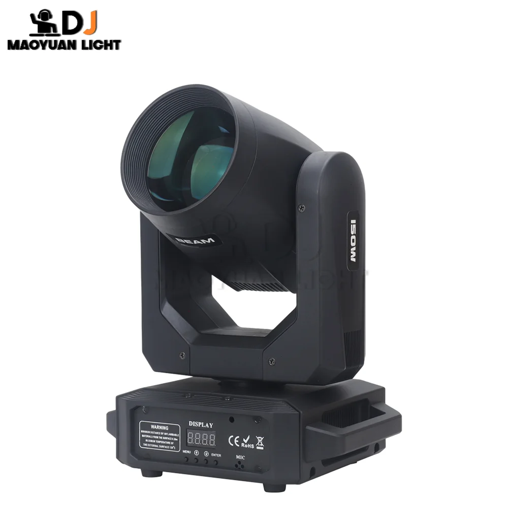 بلدي DJ 200 واط LED شعاع بقعة تتحرك رئيس 18 المنشور قوس قزح ستروب تأثير المرحلة الإضاءة ل Dj ديسكو حفل زفاف الديكور الطرف