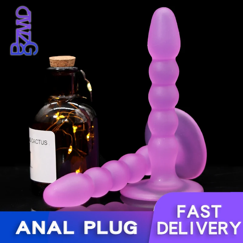 Anal Plug G-Spot Masturbation Penis Crystal Jelly Dildo Vaginal Stimulator with Sucker Sexy Toys for Women Men Prostate Massager