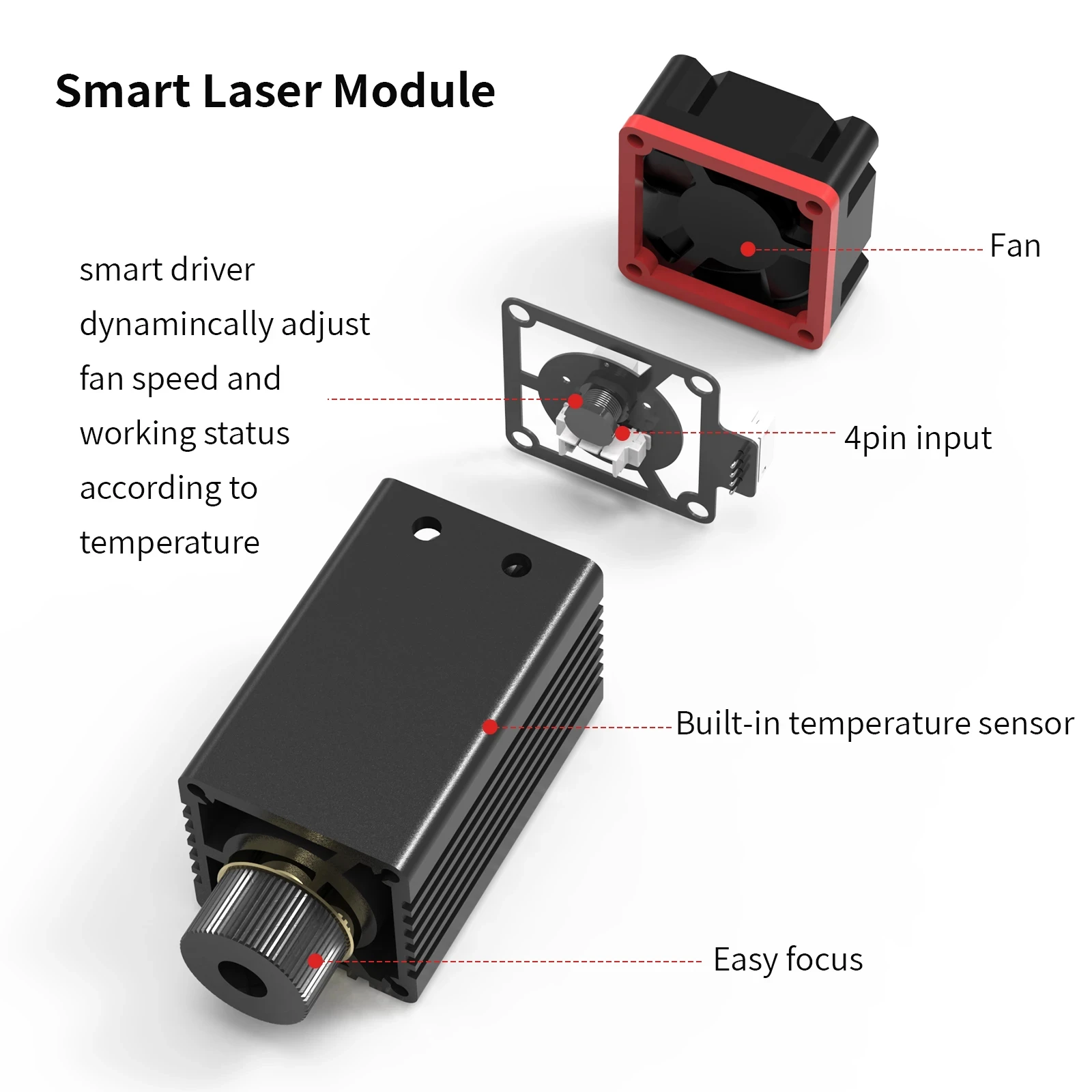 NEJE 3 7W LASER ENGRAVER WITH N30610 LASER MODULE - 170 X 170MM - APP - LASERGRBL - LIGHTBURN