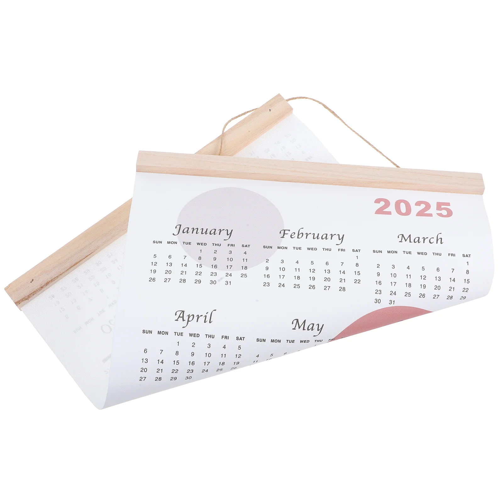 

Oil Canvas Calendar Aesthetic Home Decor Wall Calendars Holder for Hanging Pictures