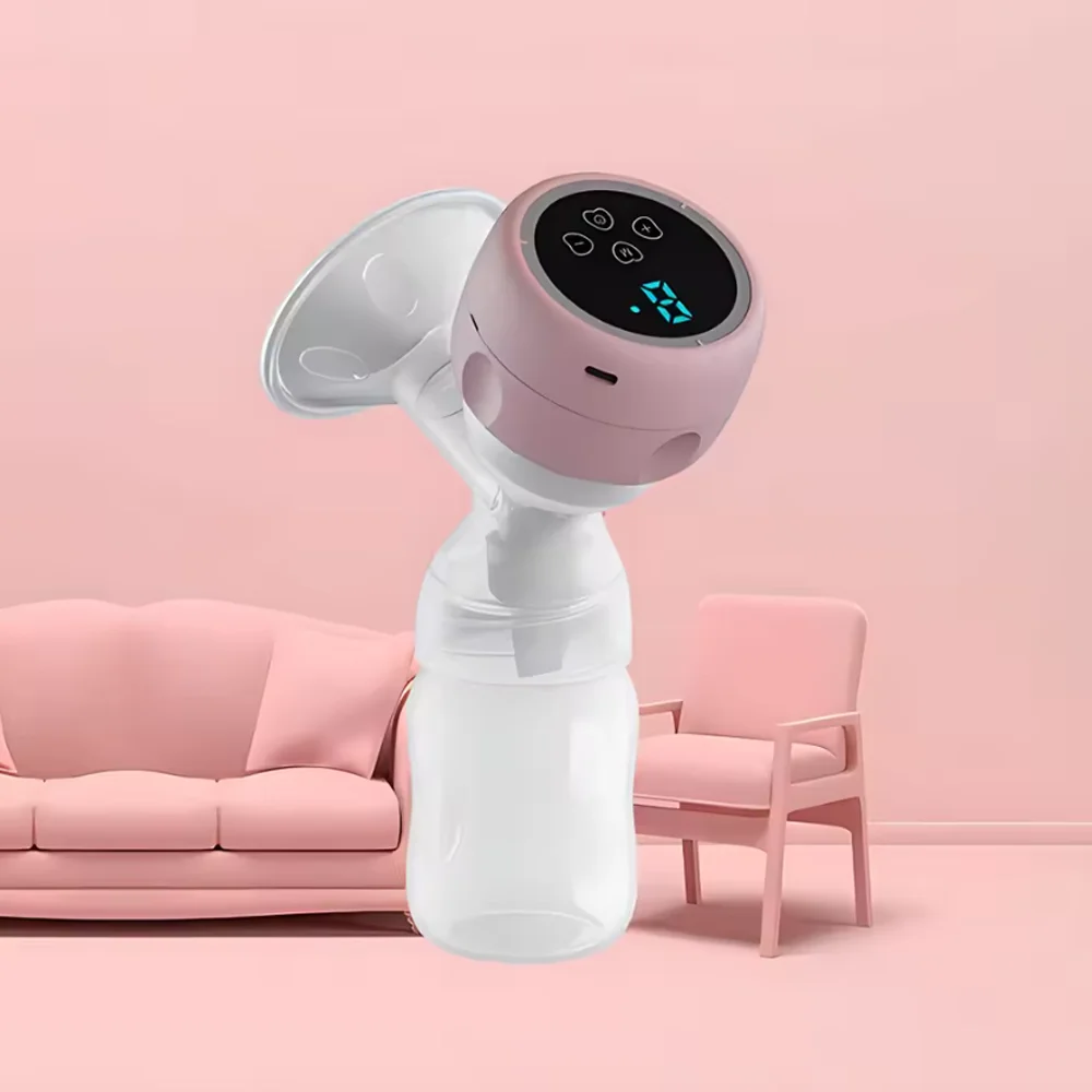 

Электрический молокоотсос Интеллектуальный интегрированный молокоотсос с высоким всасыванием Грудное молоко Послеродовое портативное безболезненное и бесшумное молоко