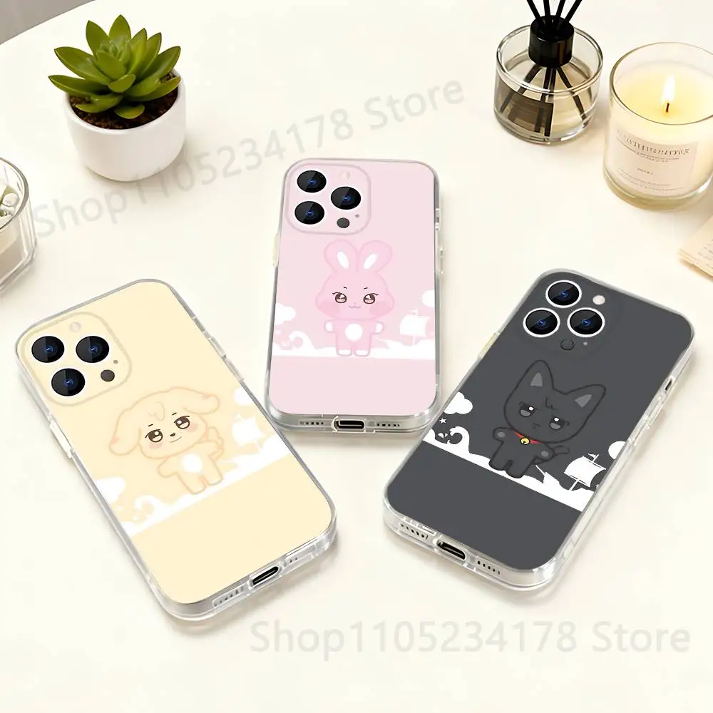 

Cute A-ANITEEZ-ES Cartoon Transparent soft case for iPhone 17,16,15,14,13,12,11,Pro,Max,Plus, X,XS,XR,SE4,E Mini