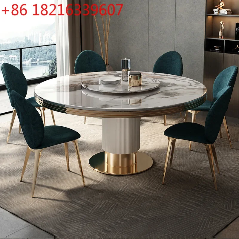 YAO high-end luxury villa home furniture light luxury marble restaurant Italian light luxury style