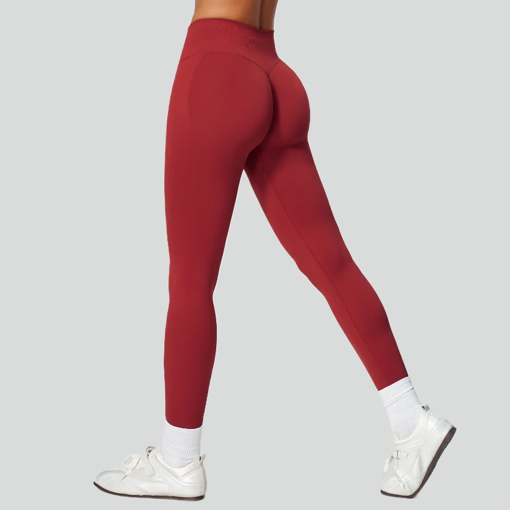 Women's Seamless High Waist Yoga Leggings Butt Lifting Push Up Tummy Control Squat Proof Slim Workout Gym Running Fitness Tights