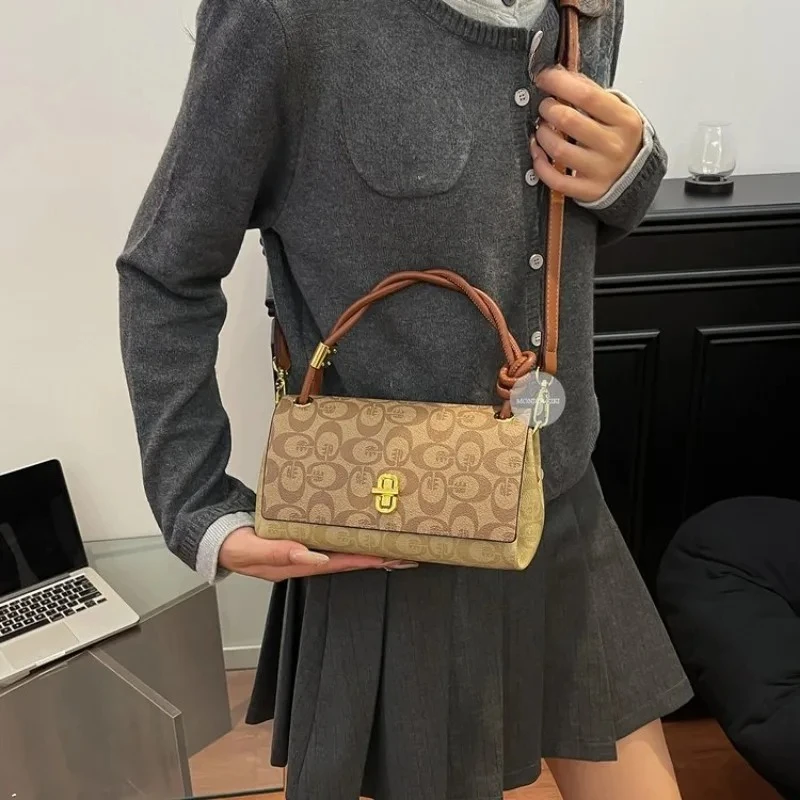 

Cute One Shoulder Female Bag Creative Printing Trendy Campus Style Students Cross Body Bag Portable Exquisite Luxurious