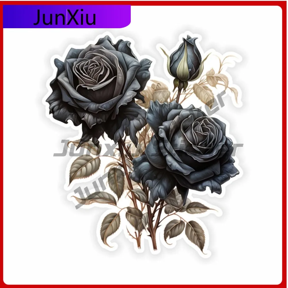 

Gothic Roses Decals Waterproof Vinyl Stickers Camping Car V125 Motorcycle Camper Van Bicycle Jdm Suv Window Decals Decoration