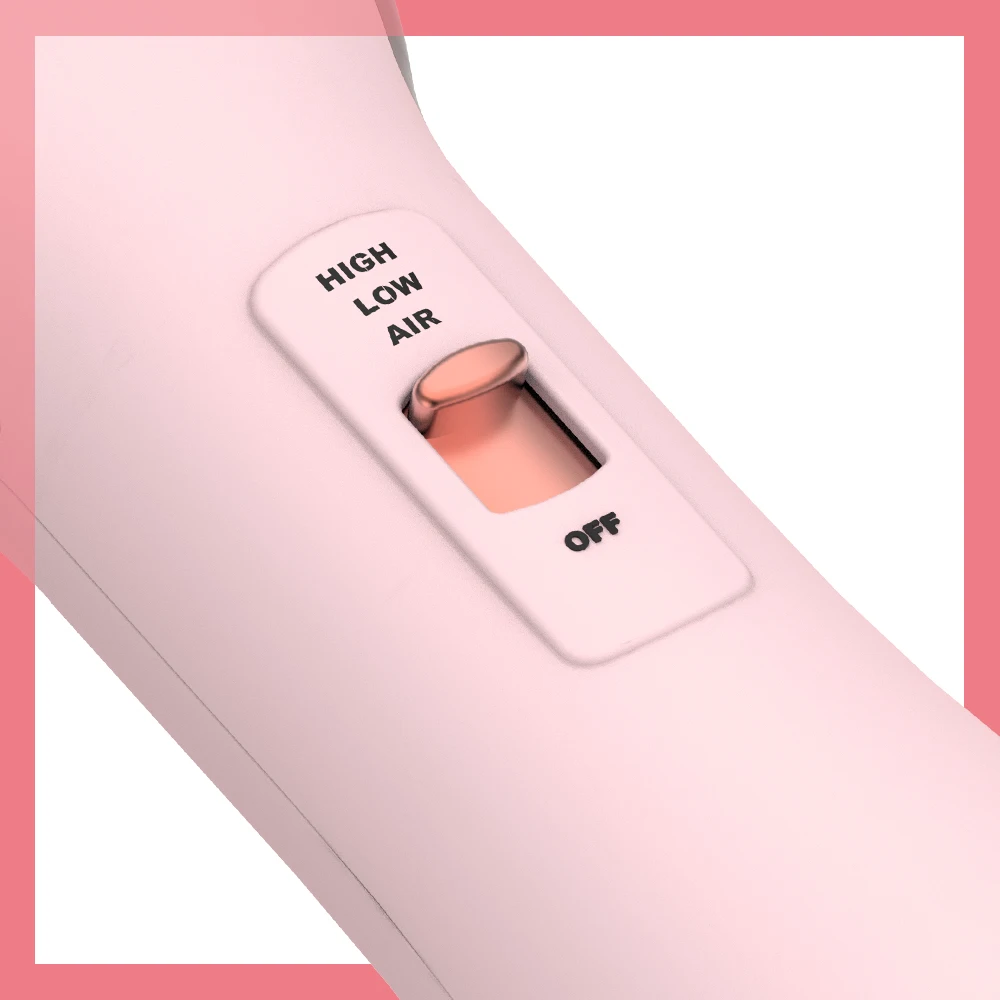 LISAPRO – brosse à Air chaud 2.0 One-Step, brosse pour sèche-cheveux rose doux au toucher, outil de coiffure multifonctionnel 3 en 1, peigne pour sèche-cheveux