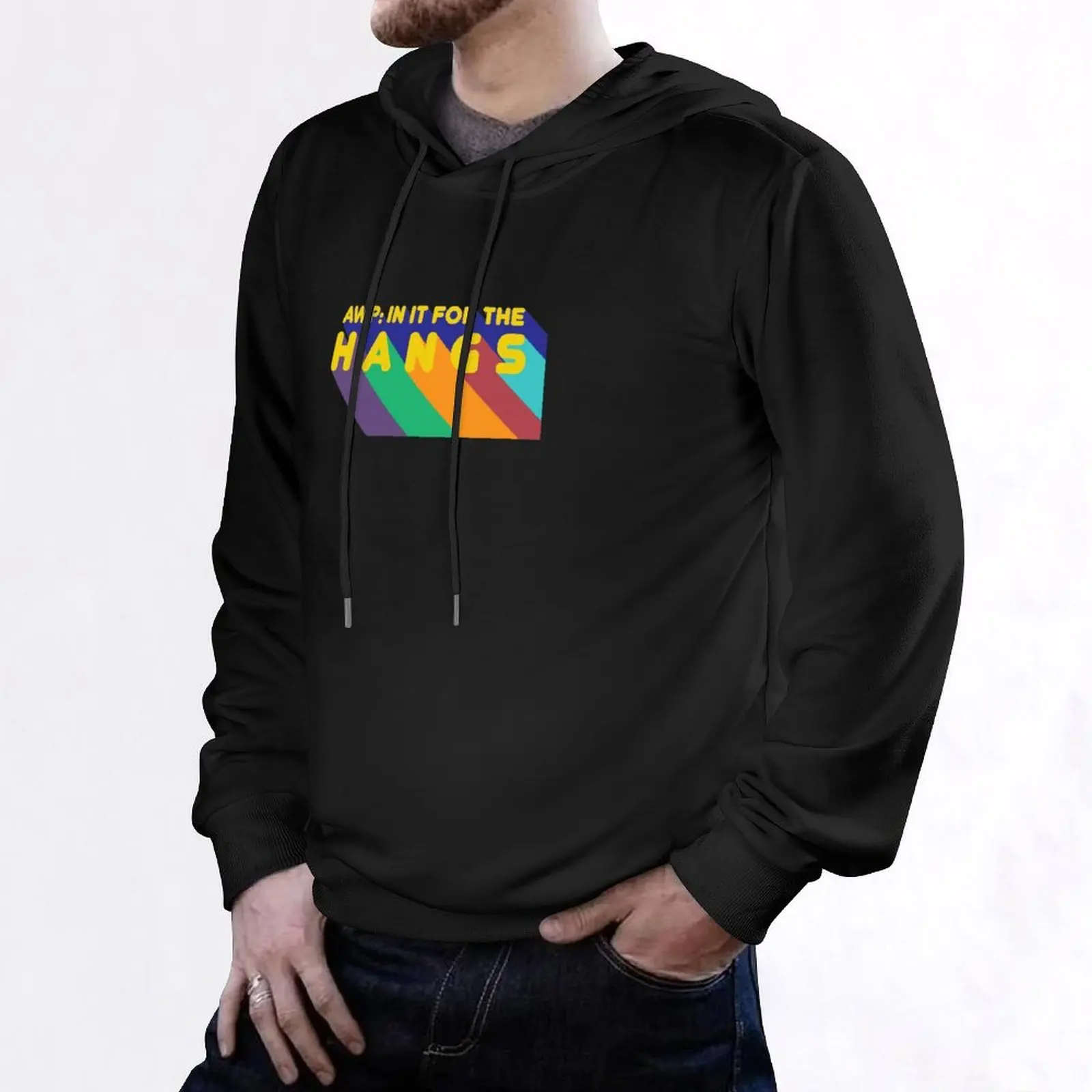 AWP: In It for the Hangs Hoodie autumn korean autumn clothes hooded shirt anime clothes new hoodies and sweatshirts