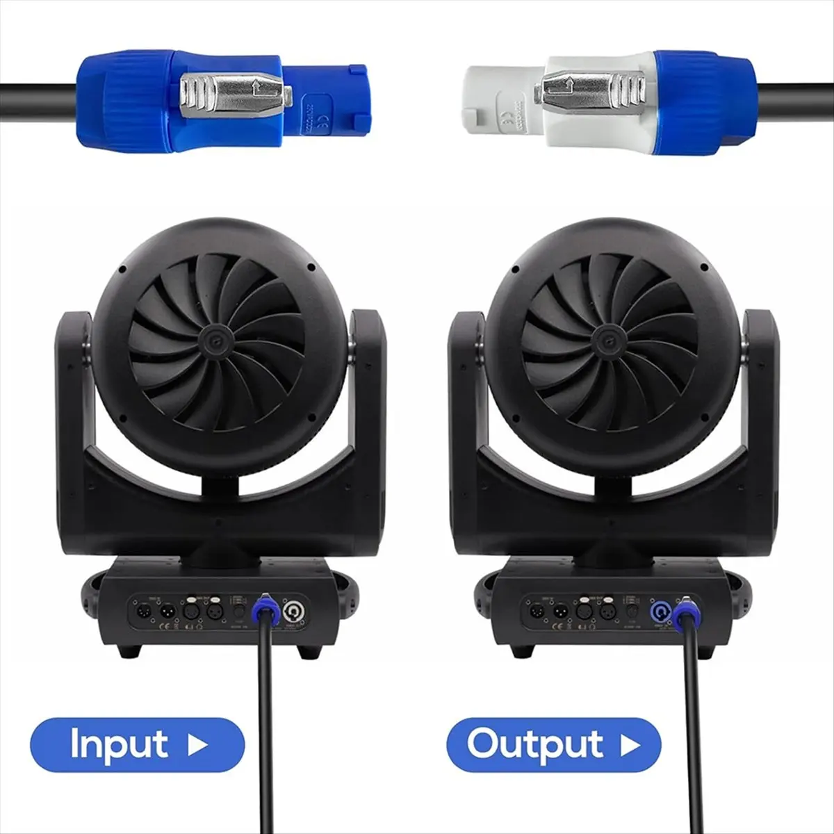 Punctual- 3 Pin Power Extension Cable for LED Screen Beam Moving Head Stage Light Power Stage Lighting Effect Cable