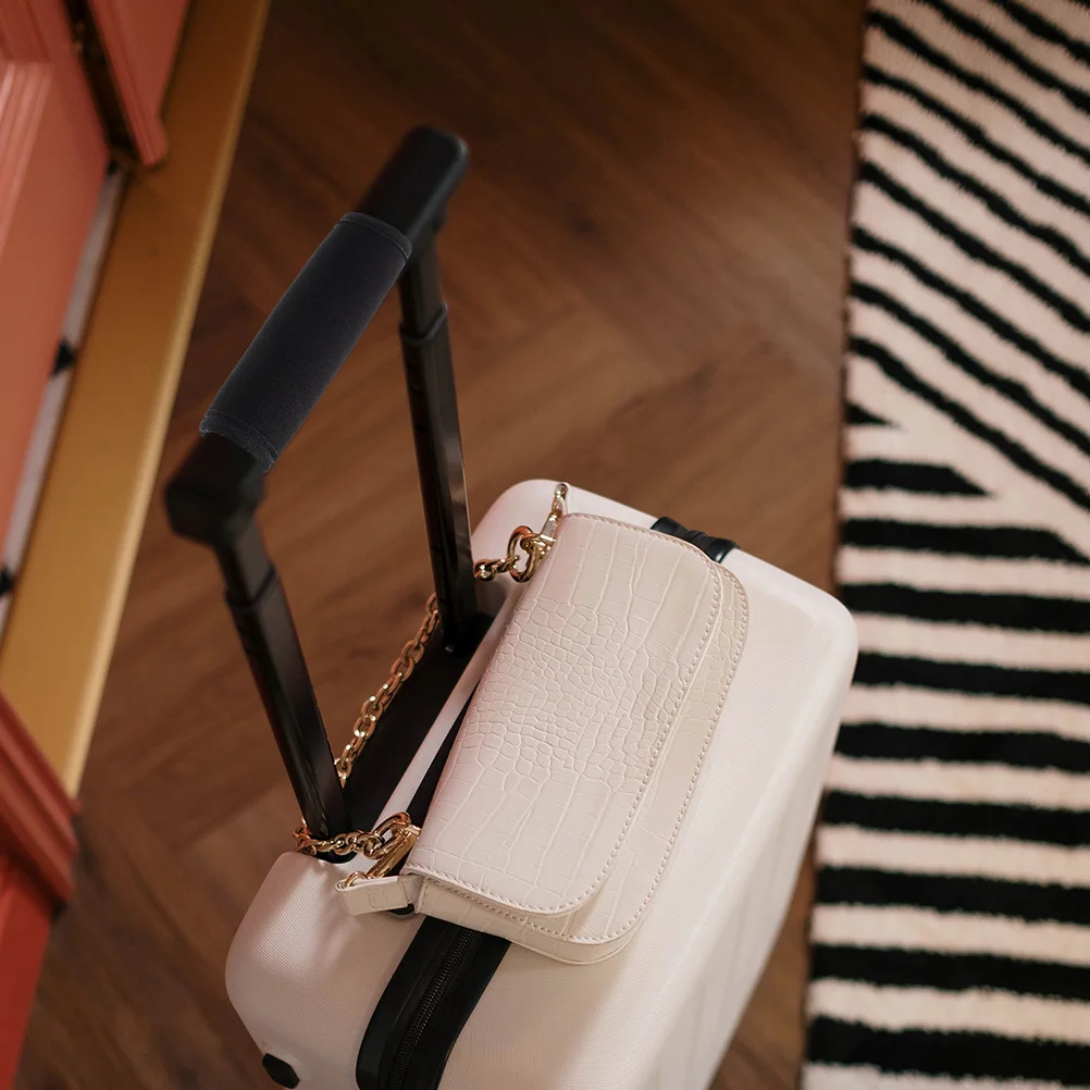 

2 Pcs Luggage Handle Cover Grip Travel Accessories Tote Bag Wrap Diving Fabric Suitcase Protection
