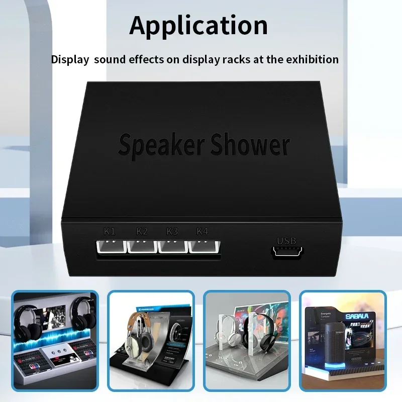 New Arrival Factory Offer Earphone MP3 Player Display Sound Effects in the Sound Display Rack Unfold Voice