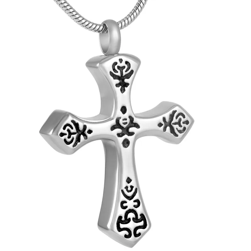 Binding the cross of the mummy, God bless me with simple style men's and women's jewelry, cremation jewelry pendant, stainless