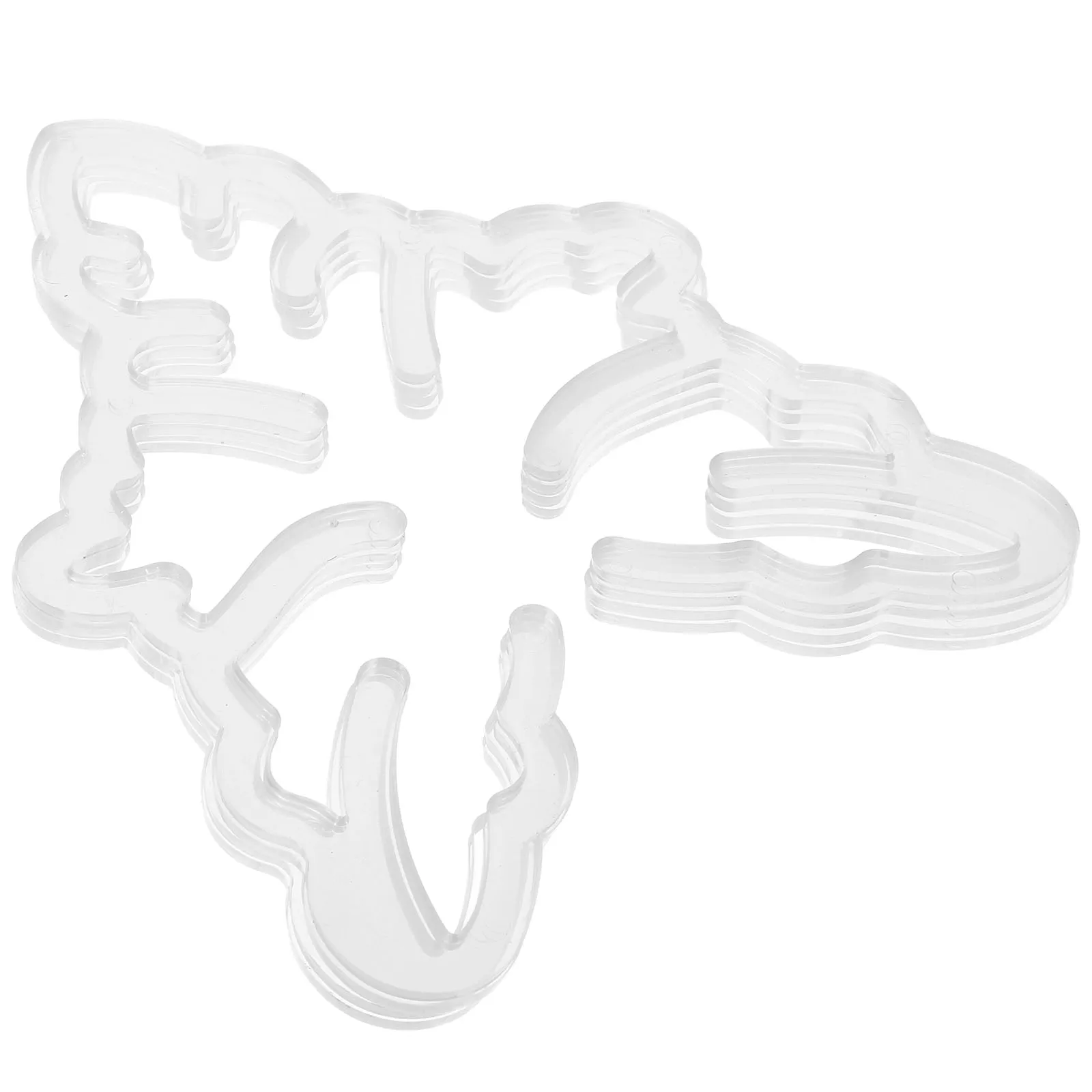 

4pcs Support Frame Stable Design Climbing Aid Prevents Tilting Versatile Use Garden Flower Supply Plastic Plant Clip Stem