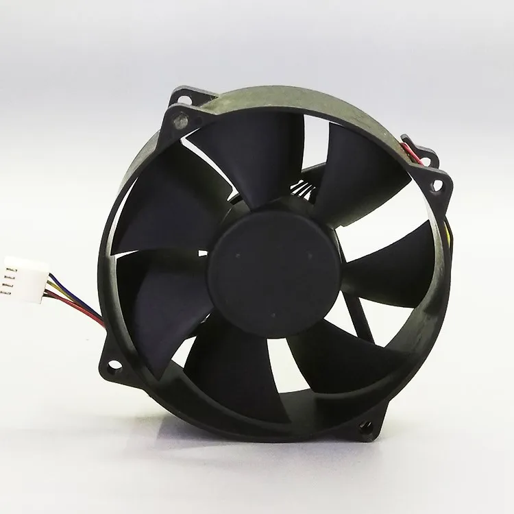 1pcs coolingfan DA09025B12U 90mm round frame supports CPU cooling fan double ball bearing PWM 4 wire speed for AVC