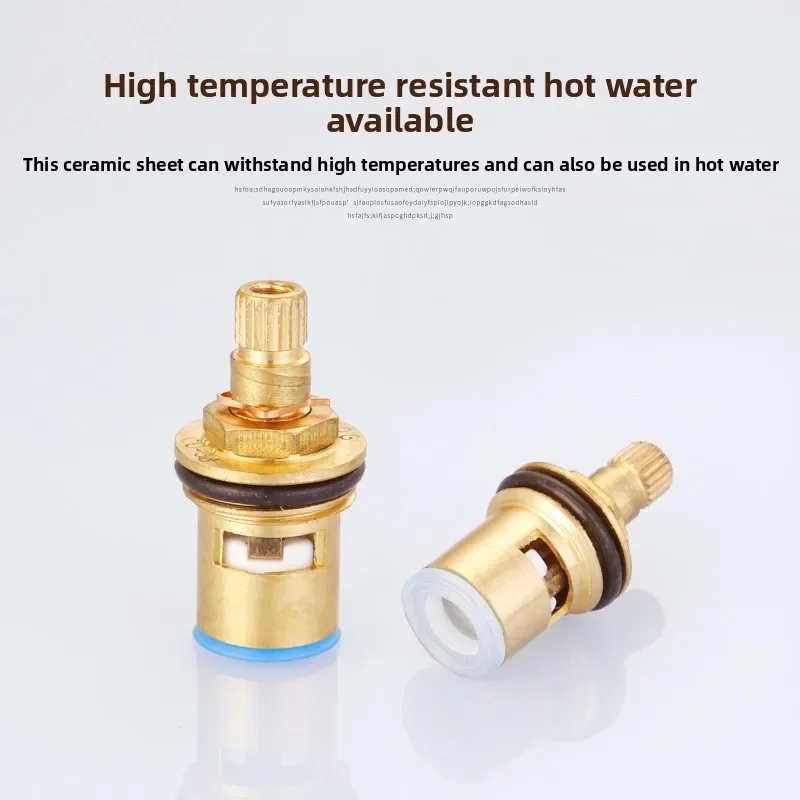 Bathroom Kitchen Accessories Hardware Single Faucet Valve Quick Opening Valve Water Tap Copper Iron Faucet Valve Core