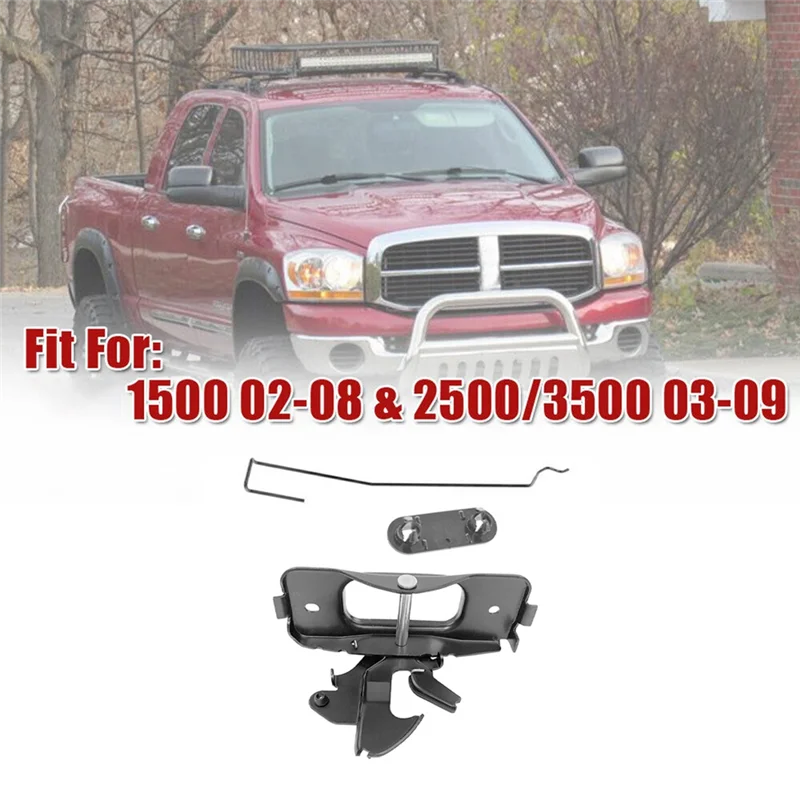 

Hood Latch & Catch & Rod & Catch Kit 55275850AB for Ram 1500 2500 3500