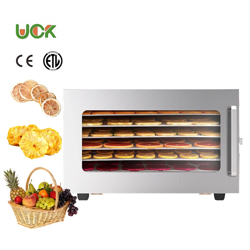Deshidratador de alimentos casero pequeño de 6 bandejas para secador de frutas y verduras deshidratador de plátano para el hogar