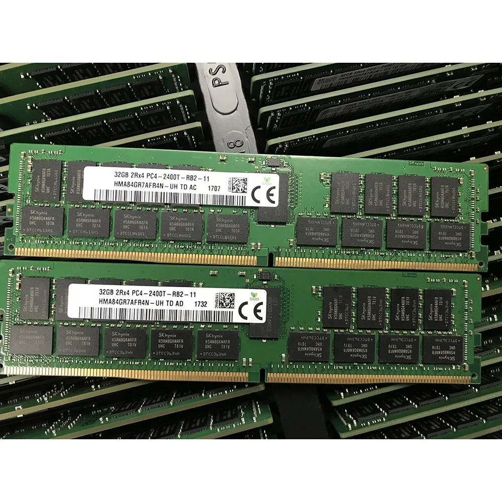 1 PCS HMA84GR7AFR4N-UH 32G 32GB PC4-2400T 19200R RAM REG ECC Server RAM