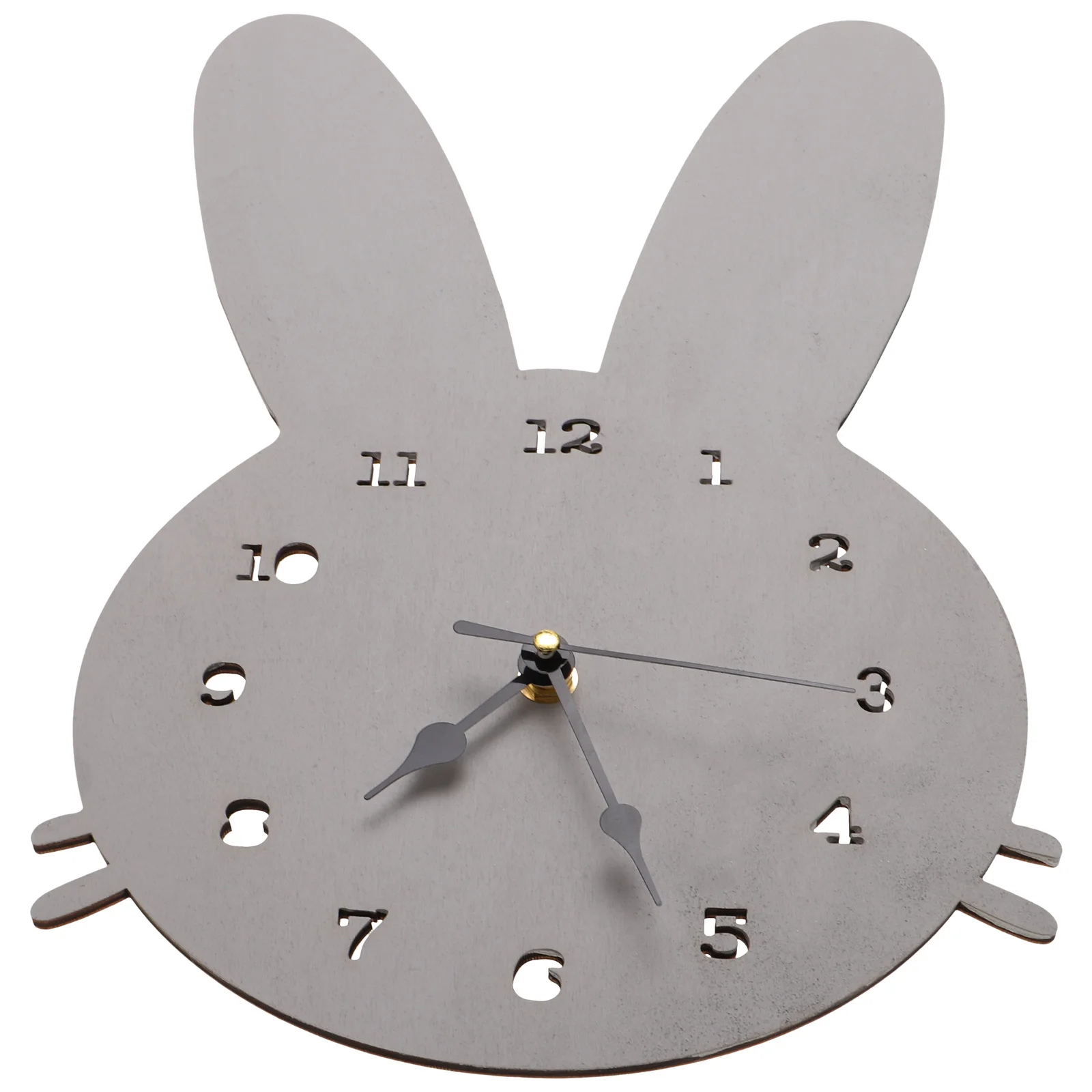 

1pc Cartoon Rabbit Round Decor Hanging Clock Decorative Wall Clock for Living Room Child Modern Design
