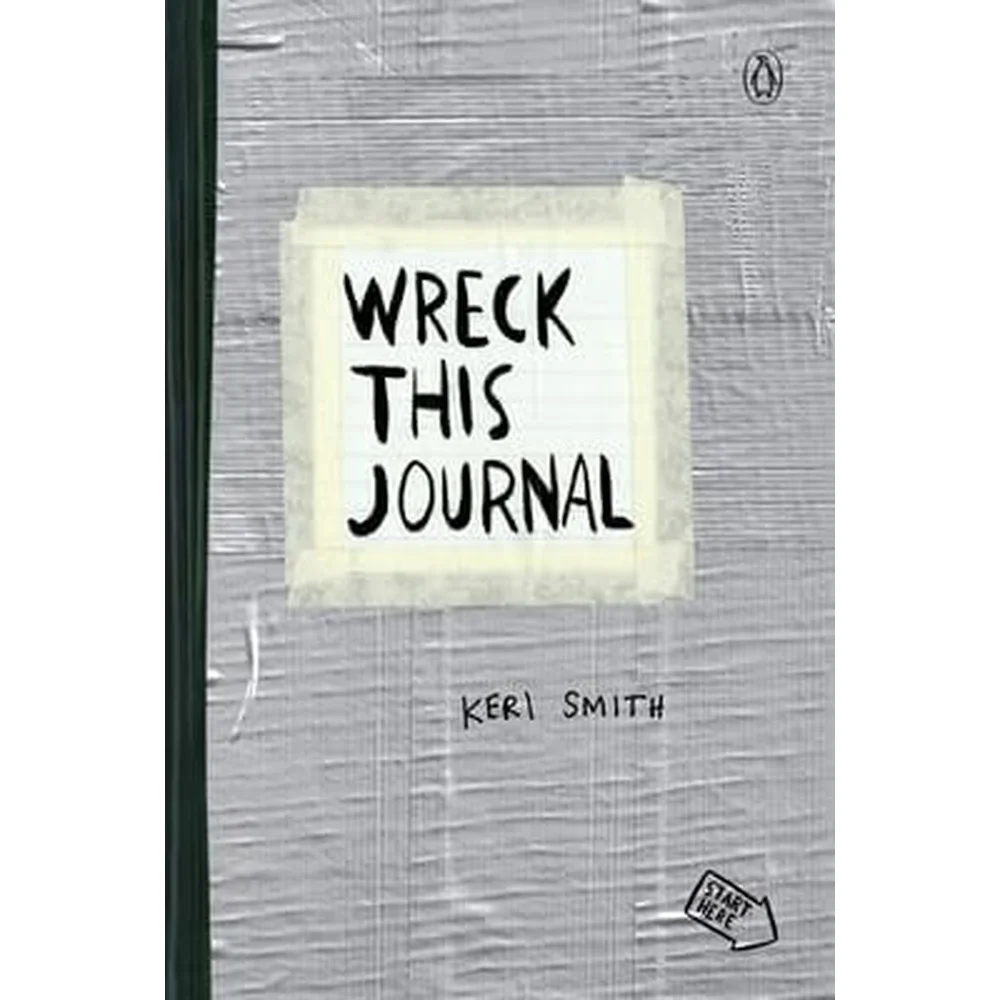 Wreck This Journal Nastro adesivo Edizione espesa Libro in brossura creativo Amanti dell'arte Diario unico Esperienza coinvolgente creativo