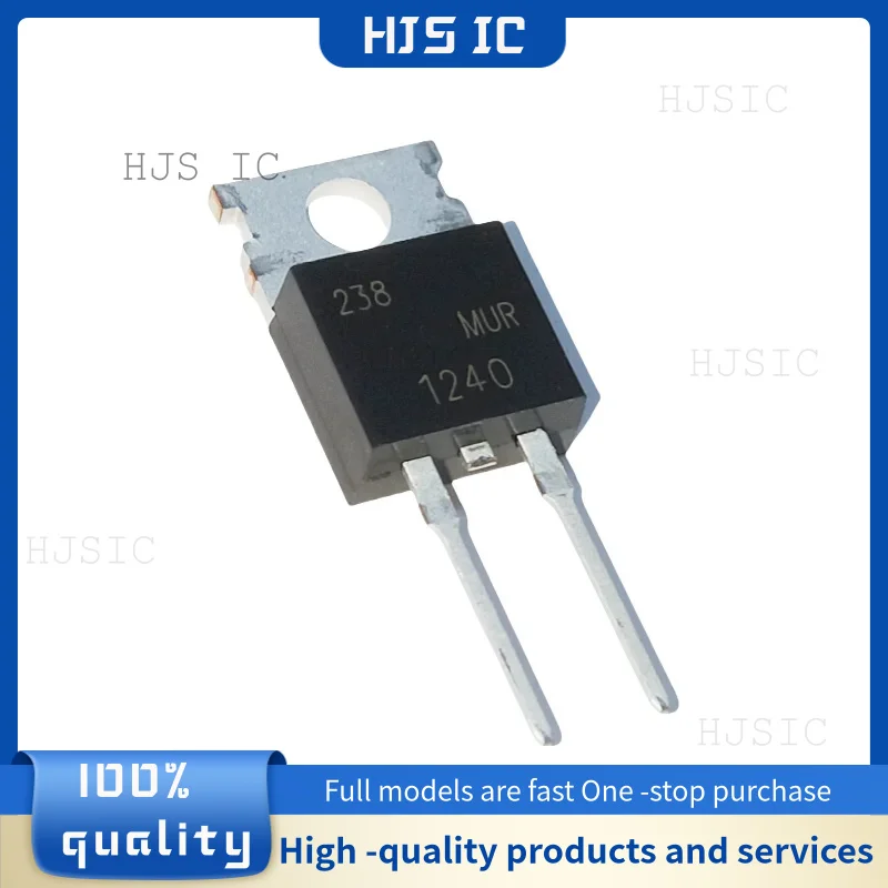 10 PÇS/LOTE NOVO MUR1040 R1040 MUR1060 R1060 MUR1240 R1240 MUR1260 R1260 MUR2040 R2040 MUR2060 R2060 TO-220 PIN diodo de recuperação rápida