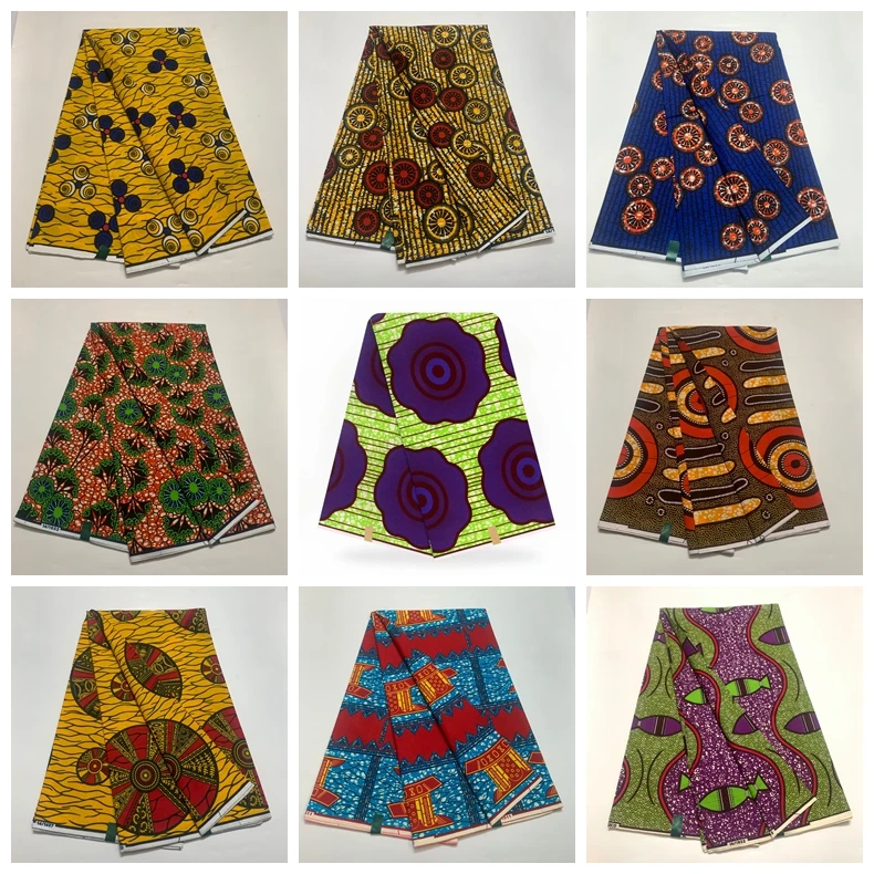 

Новый гарантированный настоящий 100% оригинальный настоящий воск Анкара ткань мягкая африканская ткань с принтом для свадебного платья ткань хлопок 6 ярдов