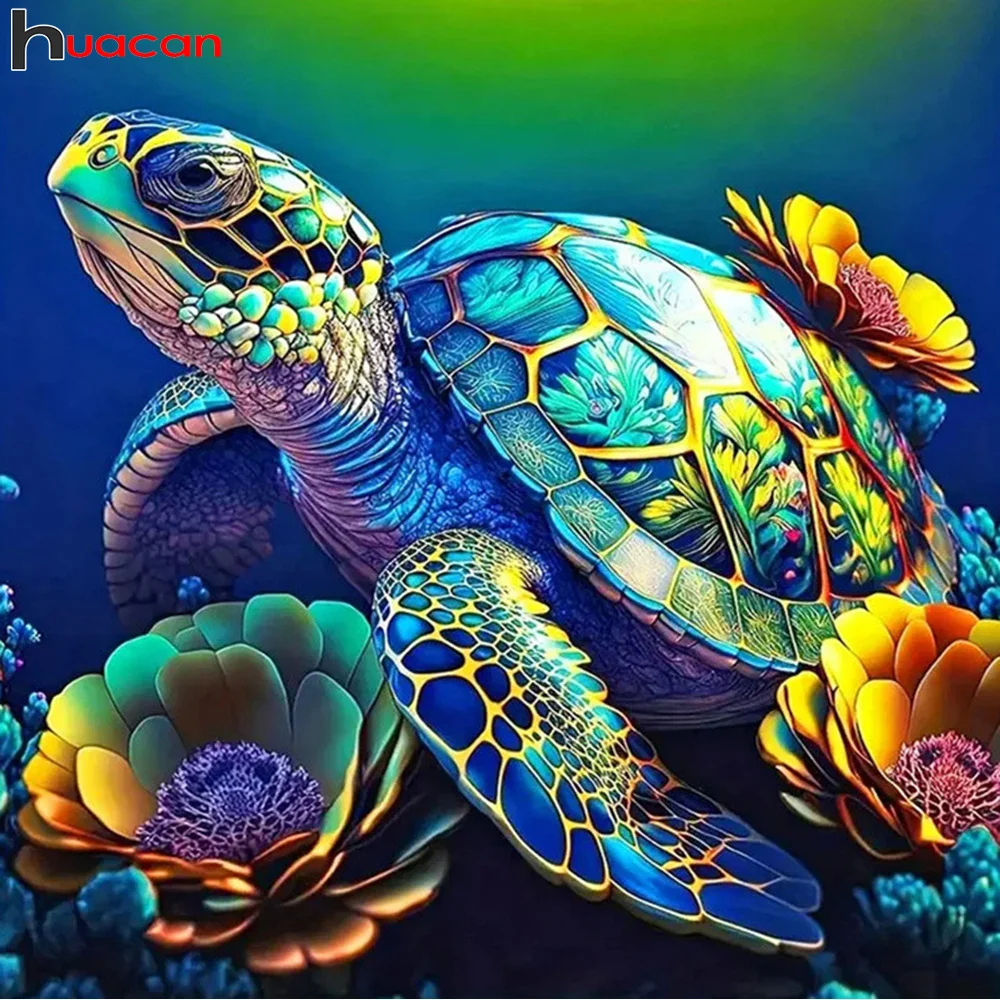 Huacan Diamant Malerei Set Tai Chi Sonnenblume volle quadratische runde Mosaik Stickerei Yin Yang Landschaft Wohnkultur