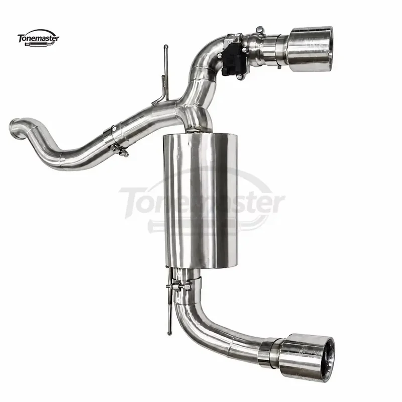 SS304 Valved Cat-Back Exhaust for BMW M140i F20 F21 B58 3.0T 2016-2019 Dual Tips Deep Tone Performance Tuning