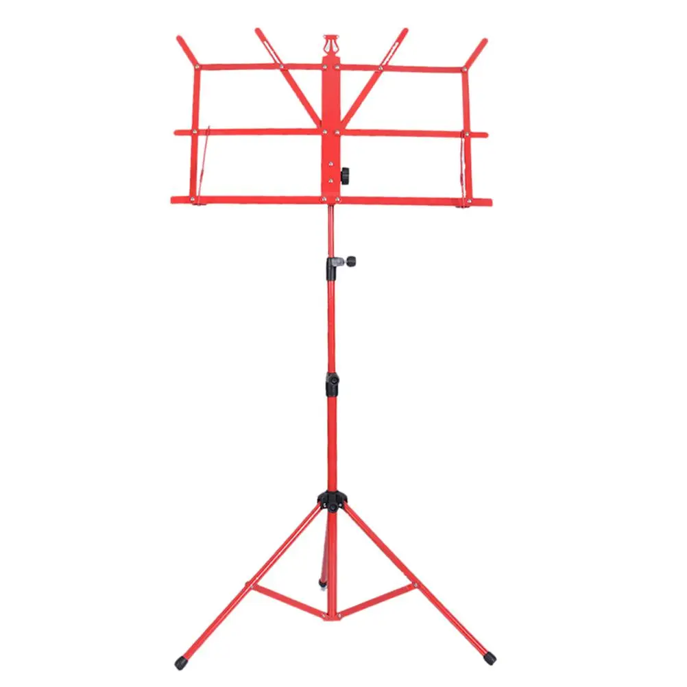

Folding Music Stand Fully Adjustable Height Multi Angle Non Slip Rubber Feet Durable Metal Lightweight Song Sheet