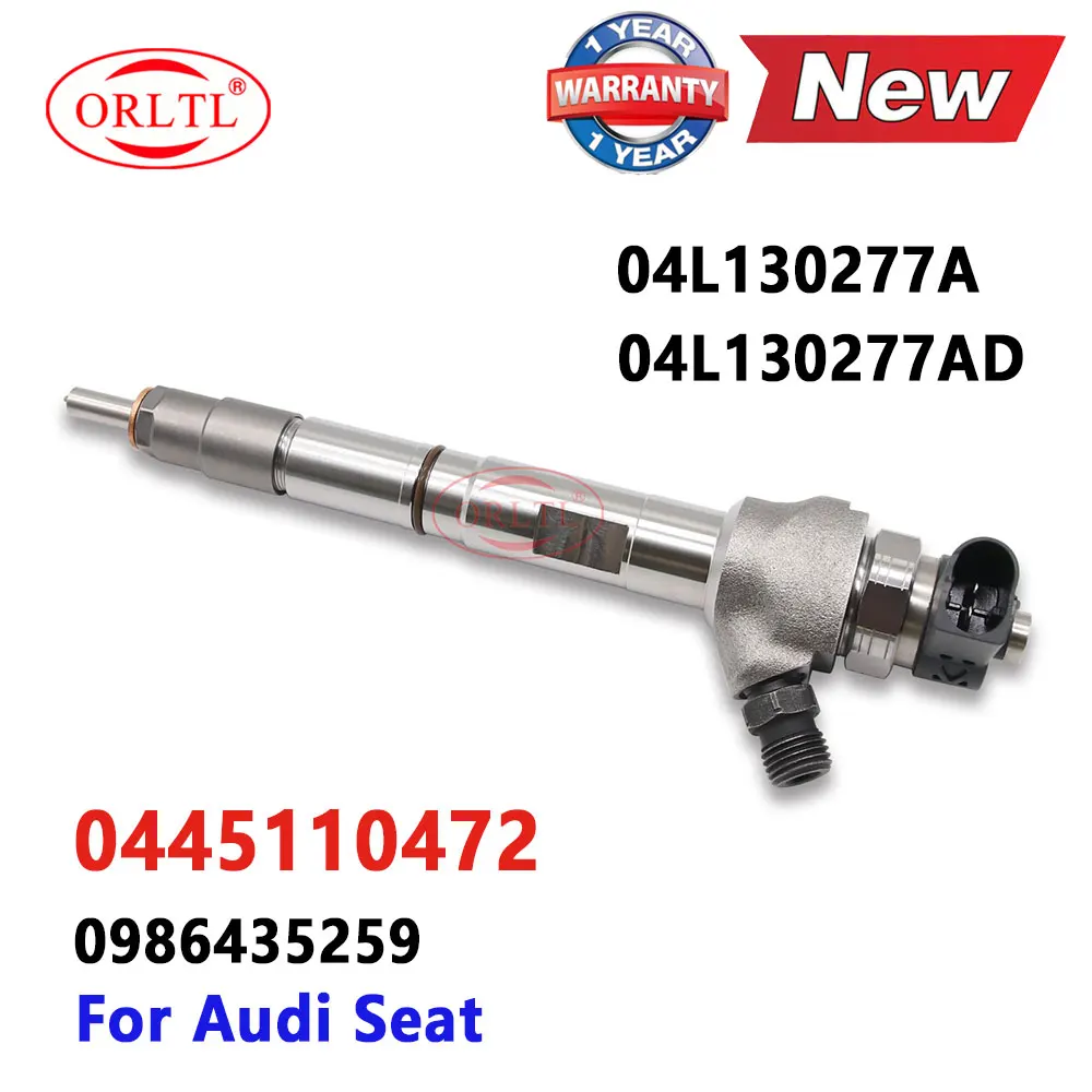 0445110472 Fuel Nozzle 0 445 110 472 Diesel Injector Assy 0445 110 472 for Audi A1 A3 Seat Leon 1.6d 04L130277A 04L130277AD