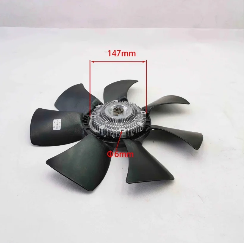

Silicone Oil Clutch Fan & Individual Fan Blade for Foton Aoling/Shidai/Kangrui | Isuzu 493/4J28 Engine | FE049351000164ZHA2079