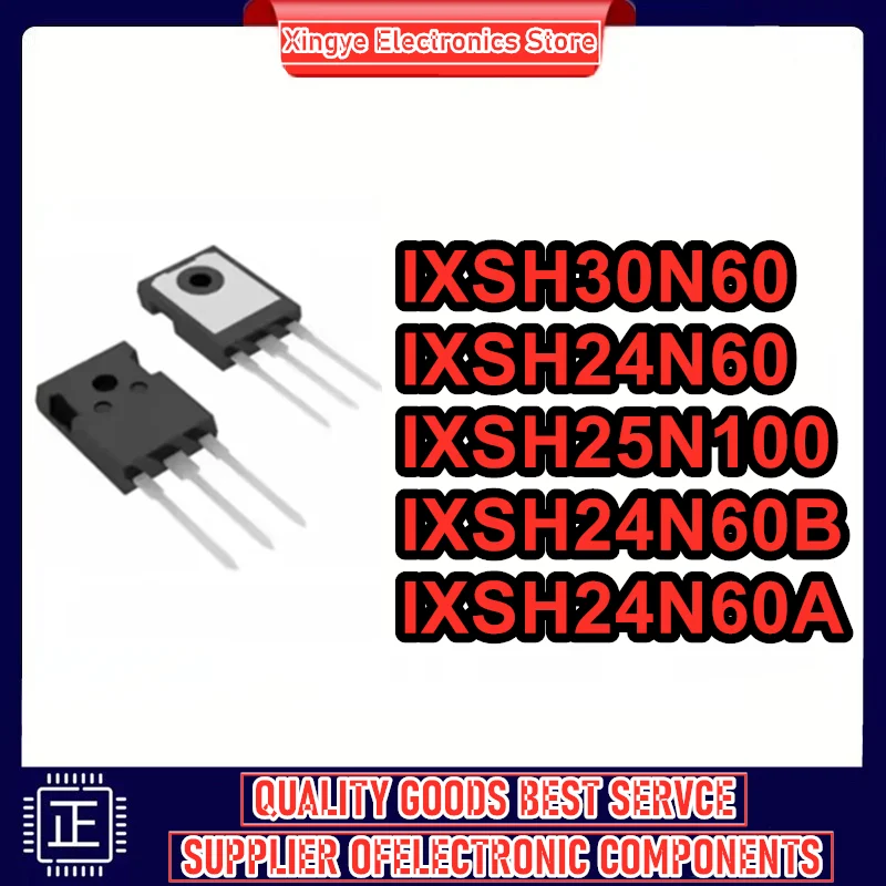 10PCS IXSH24N60 IXSH30N60  IXSH25N100 IXSH24N60B IXSH24N60A TO-247 Direct insertion quick recovery rectifier tube