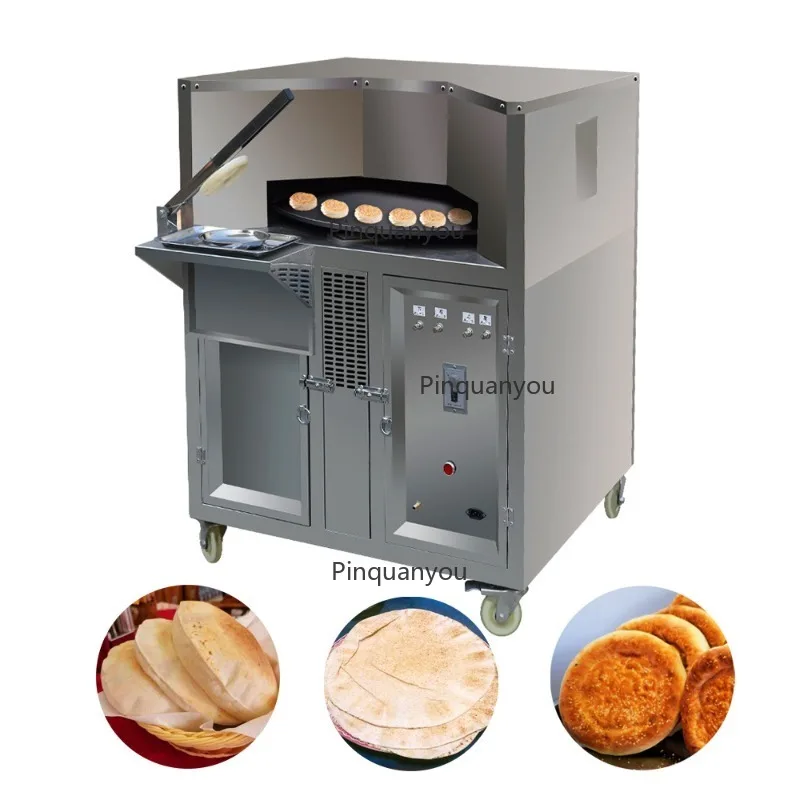 Commercial Electric Tandoor Rotating Flatbread Oven for Naan Chapati Roti Pita - Snack Making Machine for Arabic Lebanese