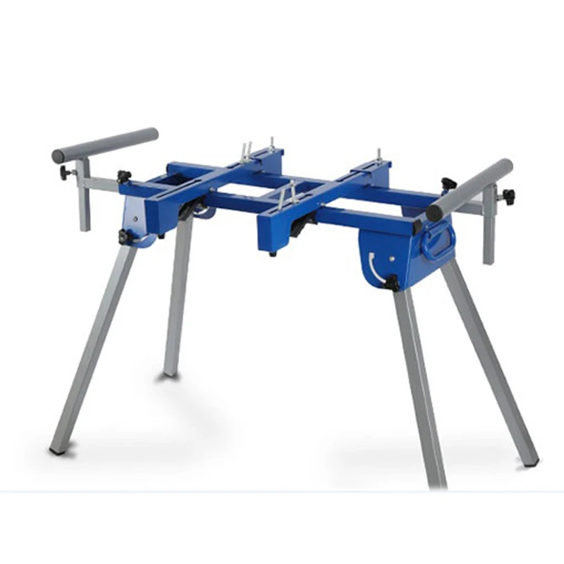 Portable Cutting Machine Bracket Foldable Woodworking Table Mobile Bracket Multifunctional Aluminum Machine Miter Saw Workbench