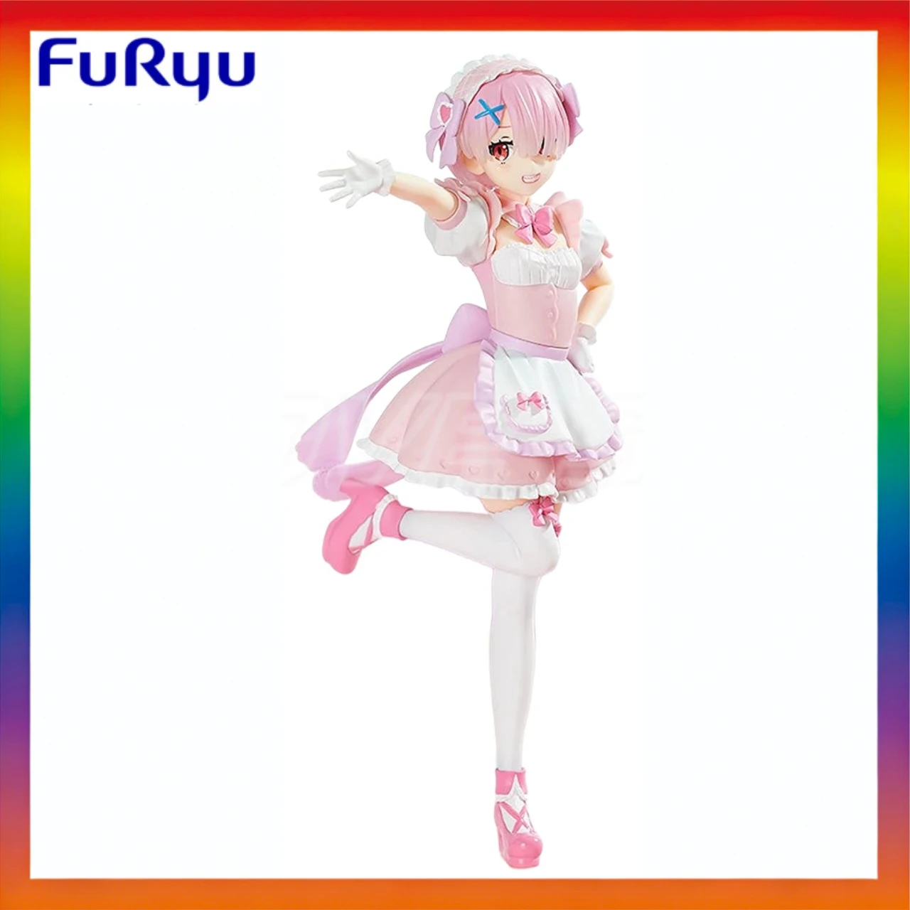 

В наличии оригинальные модели фигурок FuRyu TENITOL Re: ZERO - Starting Life in Another World Ramu, коллекция подарков аниме, игрушки