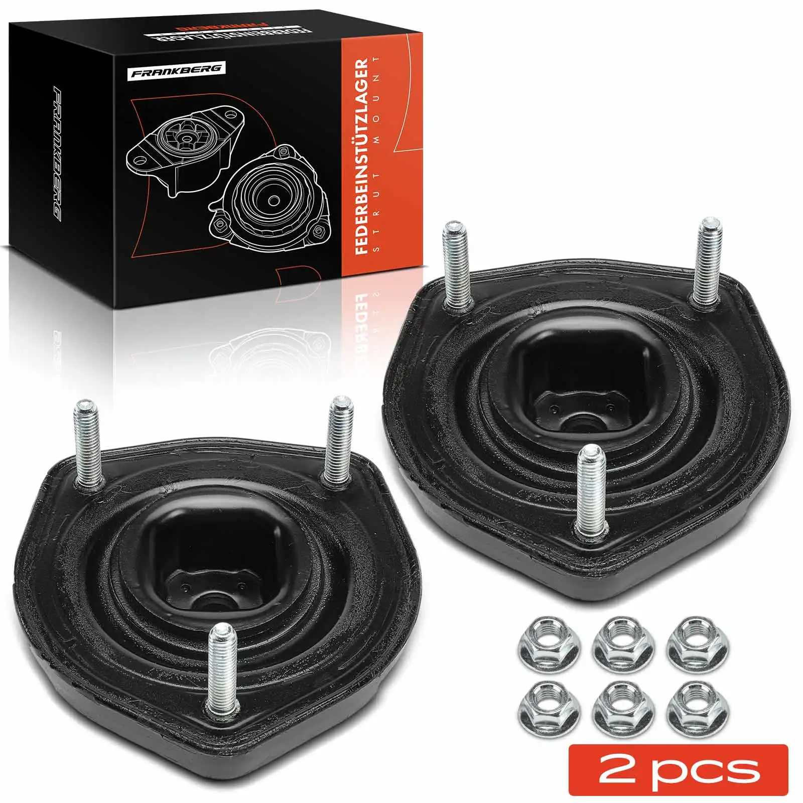 Frankberg 2x Domlager Federbeinstütz lager für Toyota Avensis Liftback T22 Carina II 802147 ST2957 48750-21020 48072-20020