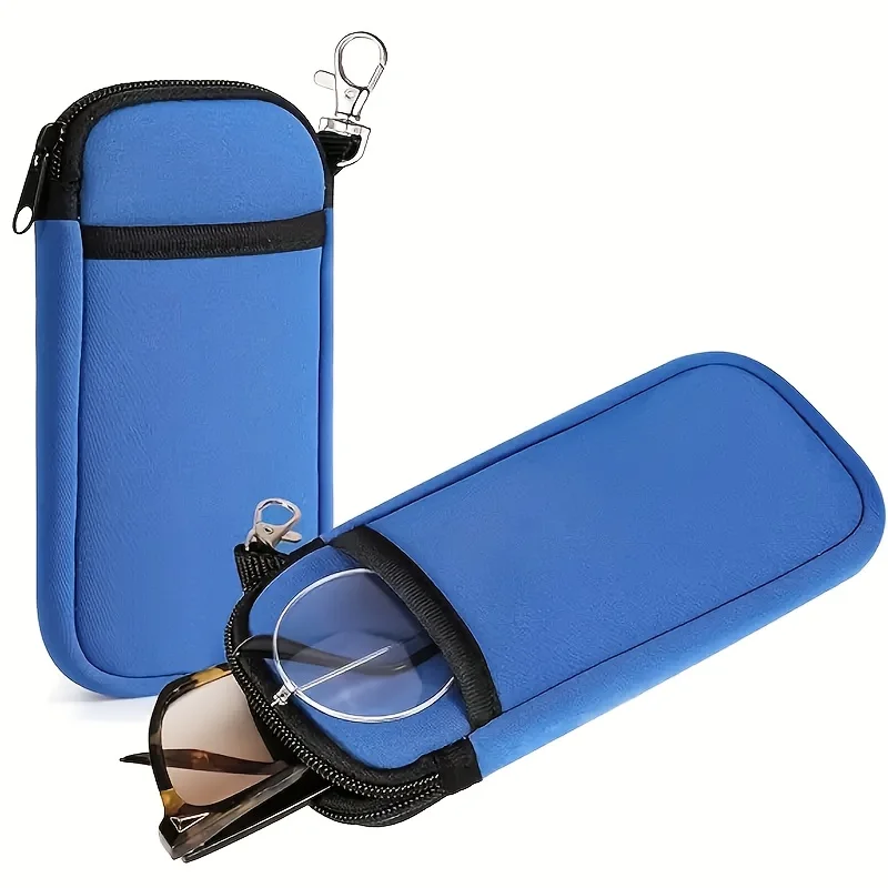 Stylish Multi-Use Hard Case, Compact Organizer for Eyewear, Phone, Earbuds & Credit Cards, Great Gift Choice