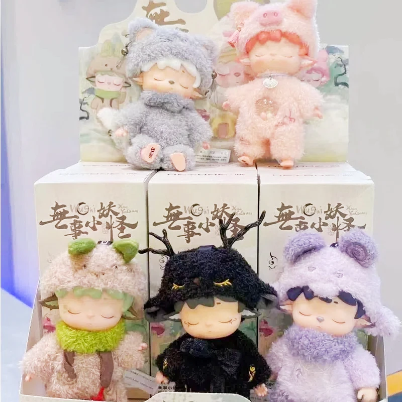 

Wushi Little Monster Vinyl Blind Box Cute Trendy Handmade Figure High Cost Performance Desktop Ornament Collectable Holiday Gift