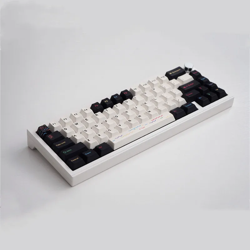 GMK-teclas EMO para teclado mecánico, Material PBT, sublimación de tinte, 23/129 teclas, perfil de cereza, barra espaciadora 6.25u para interruptor MX